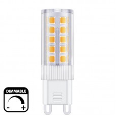 Λάμπα LED G9 4W 230V 400lm Ντιμαριζόμενη 3000K Θερμό Φως 13-904009